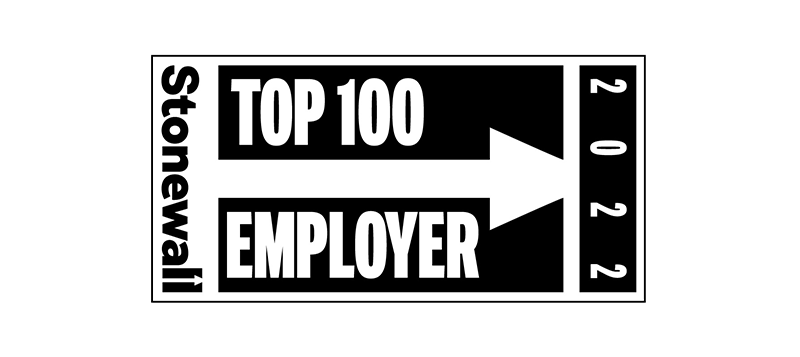 Stonewall Top 100 Employer 2020